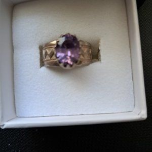 Douglas Etsitty Amethyst ring